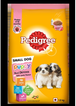 Pedigree Puppy Small Dog Lamb Flavour 1.2kg